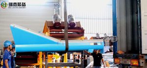 Ruijie large capacity screw conveyor for slag processing