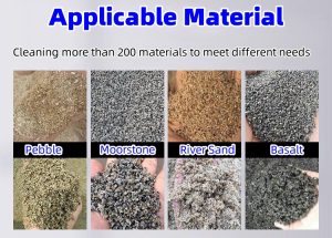 All kinds of applicable material treated by spiral sand washer machine