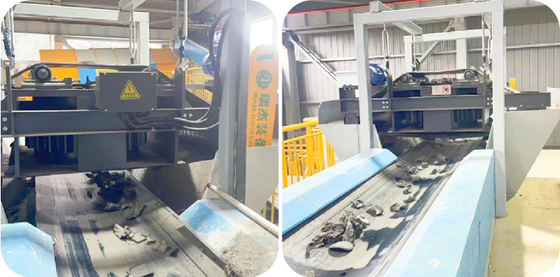 Ruijie widely used Magnetic Overband Separator Field Application 