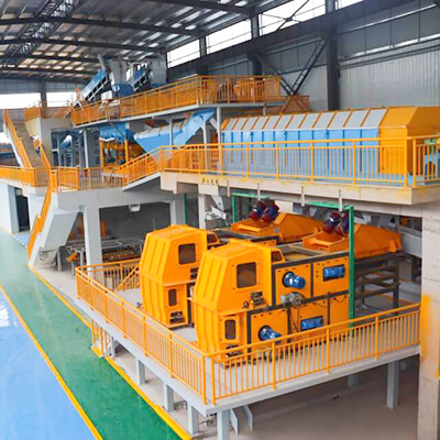 Double-deck Eddy Current Metal Separator Field for fine separation of metal materials