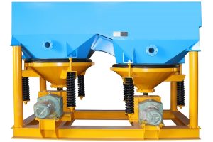 Jig Concentrator is used to separate coarse grain ore in alluvial gold, crushed rock gold, coltan, tin, tungsten, diamond, barite, iron, manganese, fluorite, garnet, etc.