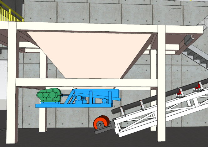 High effective conveying equipment reciprocating feeder for slag production
