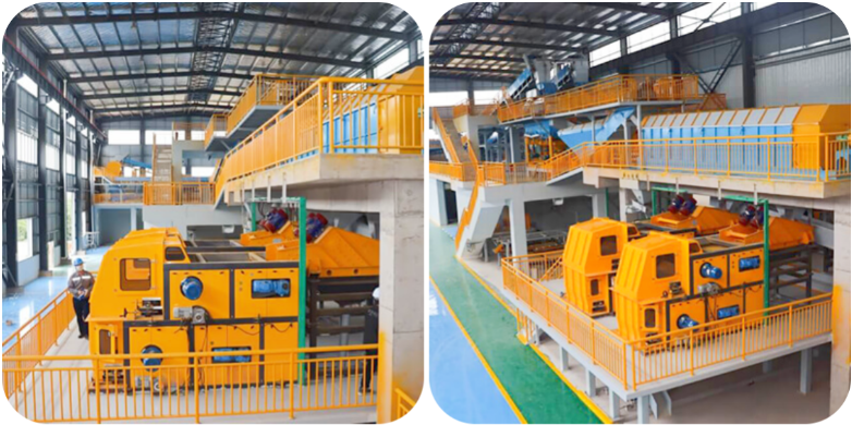 High Effective Double-Layer Eddy Current Separator Saves Space