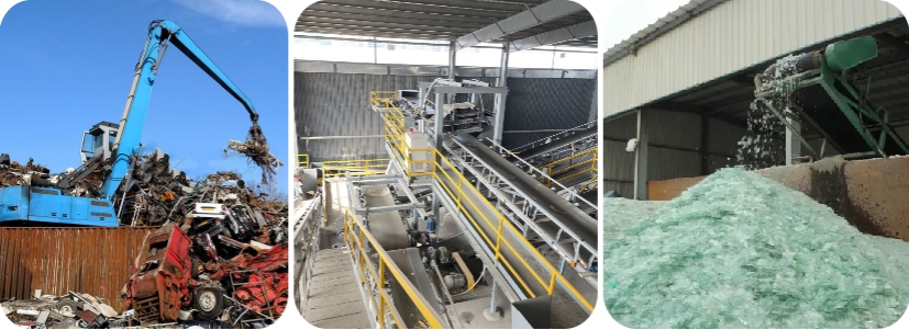 Overband Magnetic Separator - Permanent Suspended Magnets Applications