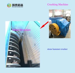 High crushing rate China industrial crusher machine stone hammer crusher