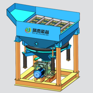 Ruijie sawtooth wave jig concentrator integrated in gold mining equipment-