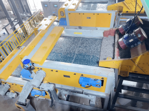 High efficiency supporting equipment of eddy current separator 