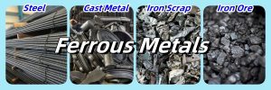 ferrous metals that can be separated for recovery by magnetic separation machines