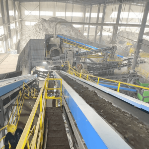 solid waste processing line for incineration bottom ash with 98% recovery rate