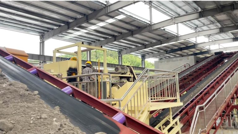 sichuan IBA wet sorting production line is of processing capacity 600 ton per 8 hours.